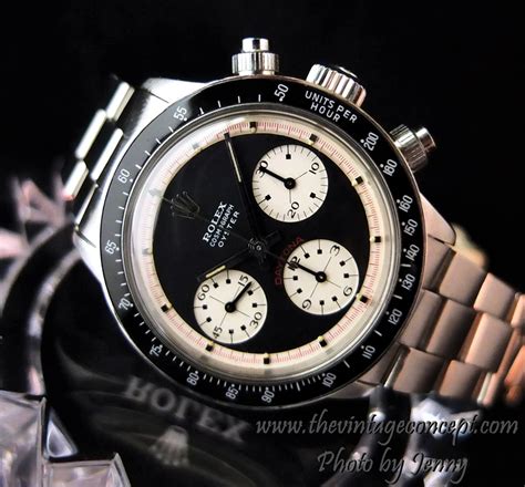 rolex paul newman black